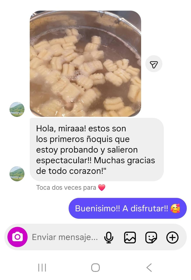 Testimonio de chat IG