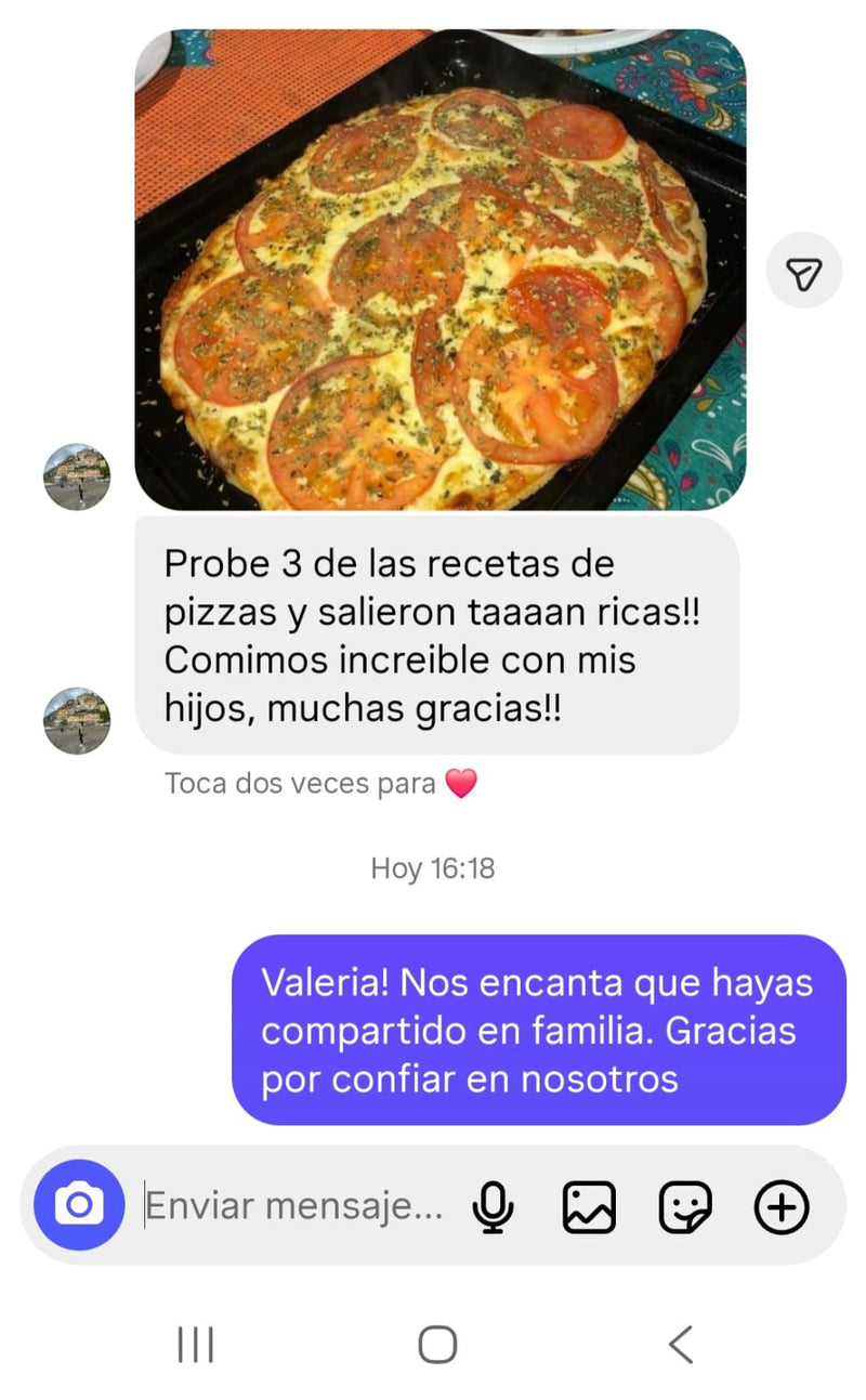 Testimonio de chat IG